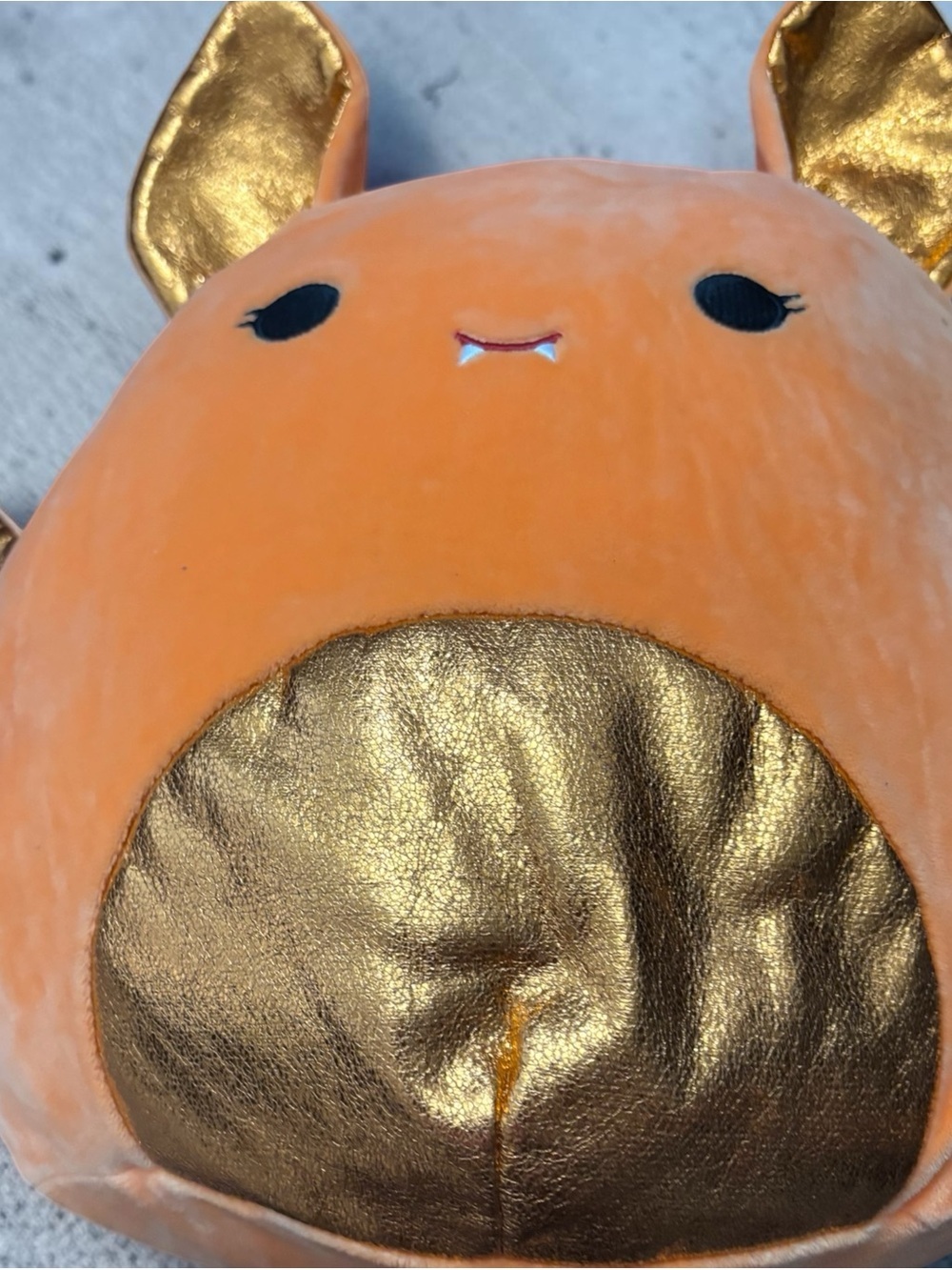 16” Squishmallows Tangie the Orange Bat - Picture 2 of 2
